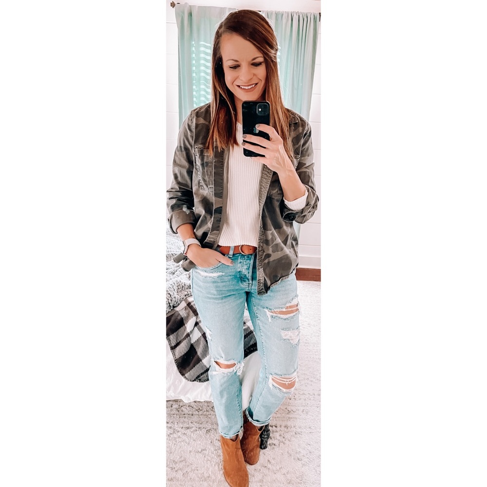 american eagle tom girl jeans - Picture 2 of 3